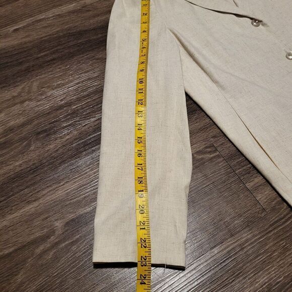 NEW NWT Sag Harbor Linen Style Women's Suit Jacket Blazer Size 16 - Picture 8 of 9